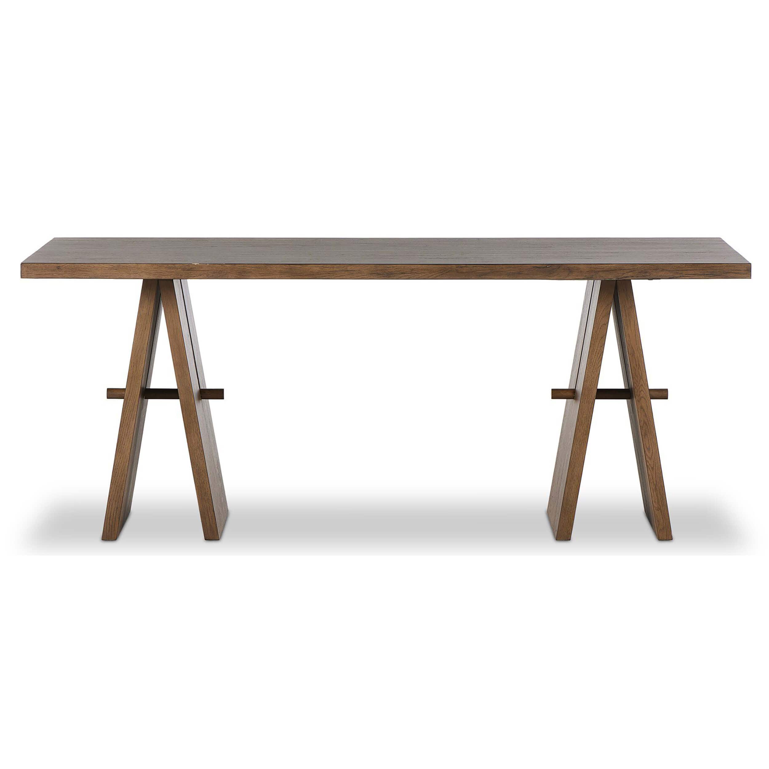 Wylie Desk, Rustic Grey by Four Hands - Image 2