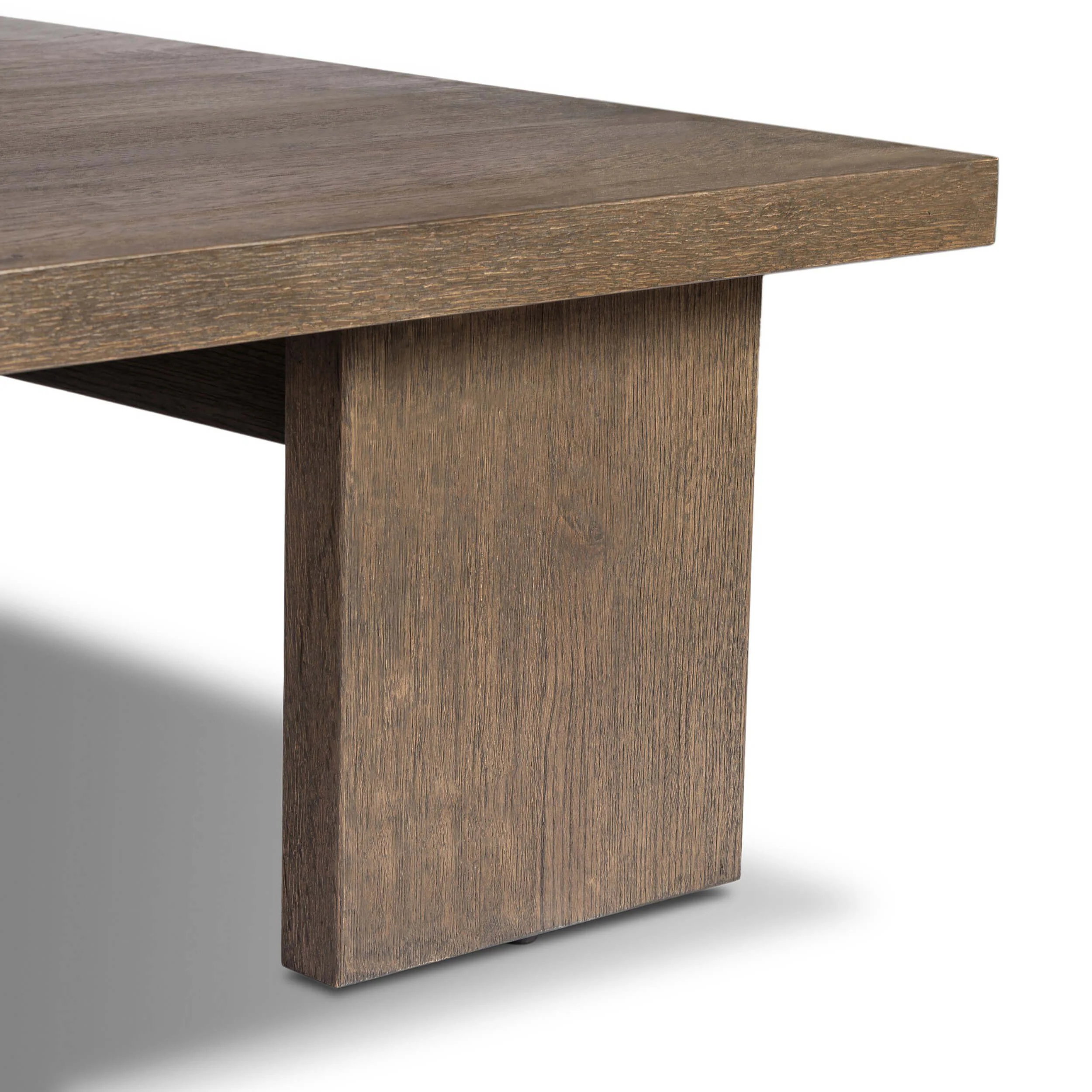 Yarra Square Coffee Table, Grey Oak by Four Hands - Image 3