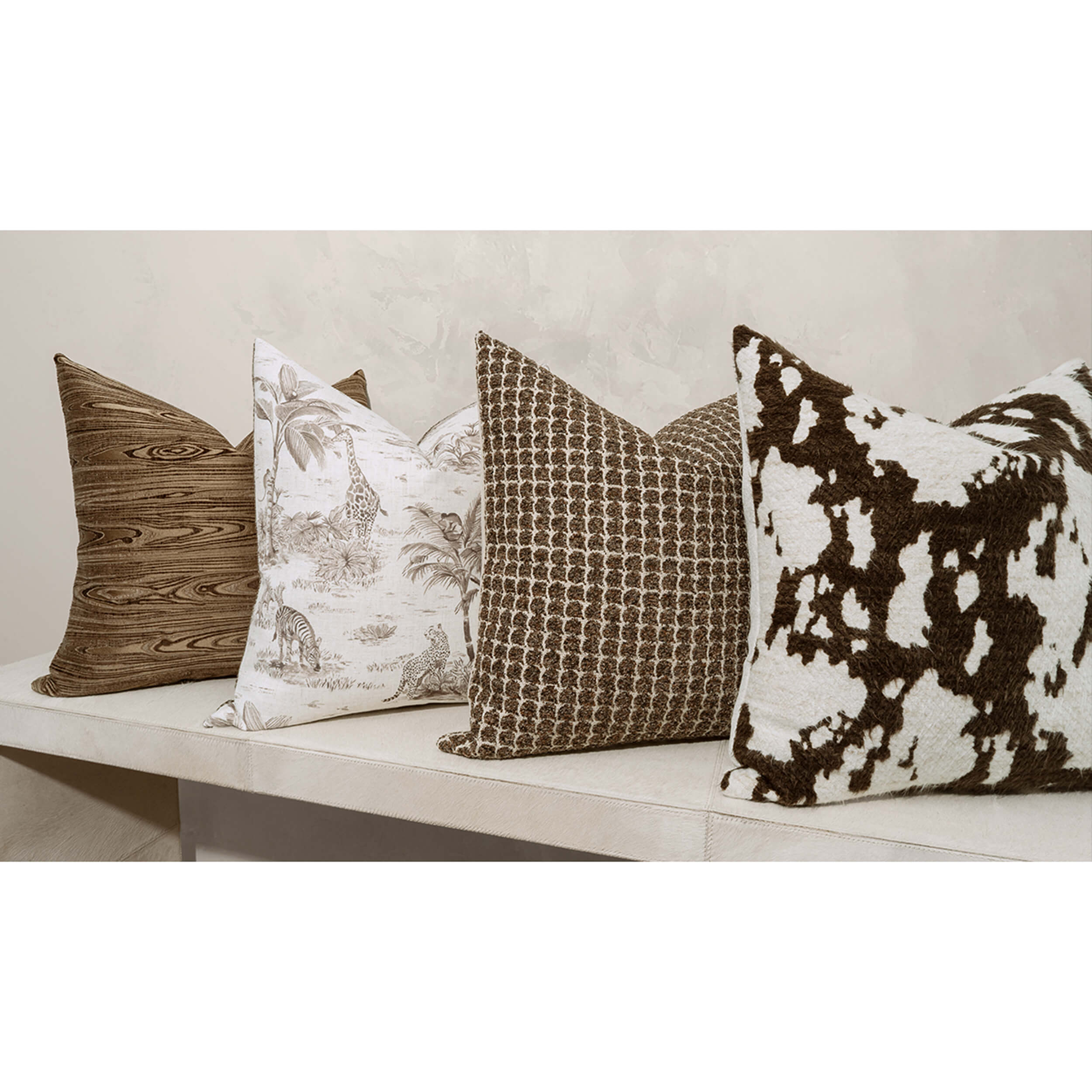 Yarrow Pillow, Cocoa - Image 3
