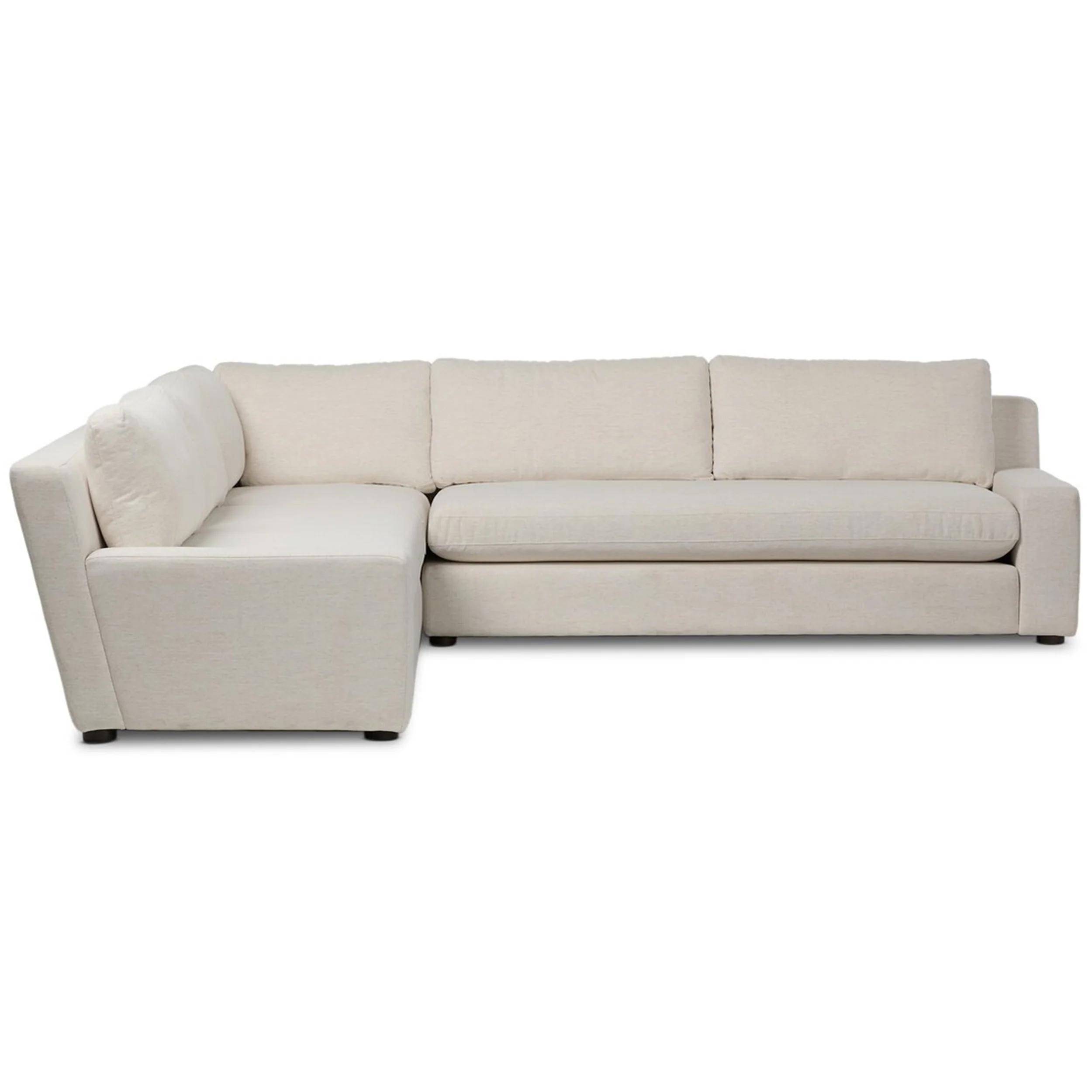 Yelena 3 Piece Sectional, Nomad Snow by Four Hands - Image 2