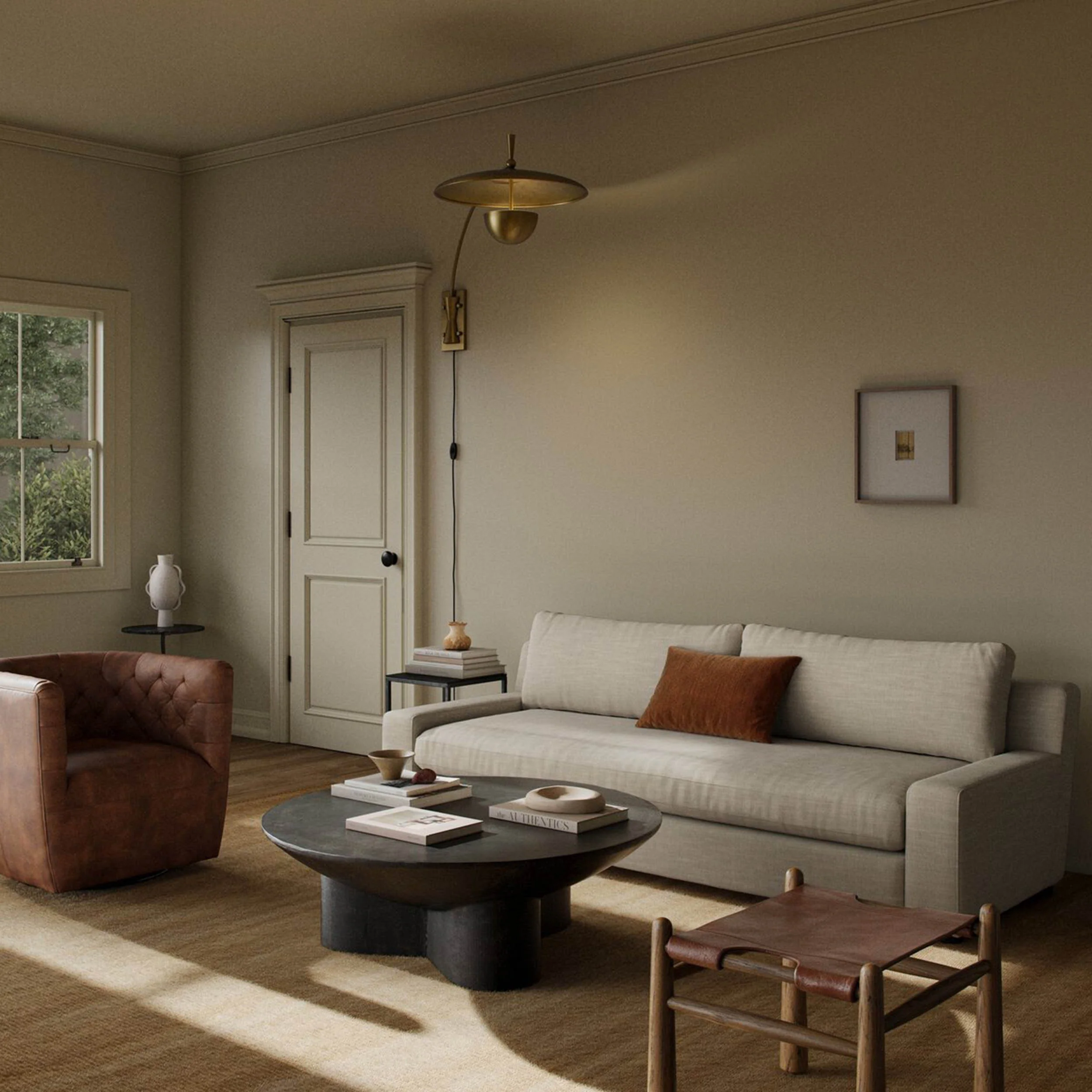 Yelena Sofa, Savoy Parchment by Four Hands - Image 4
