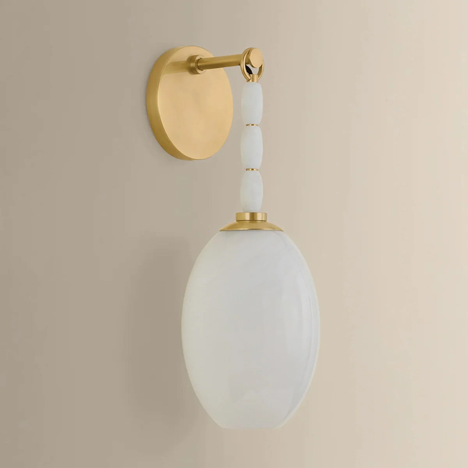Yolanda Wall Sconce, Aged Brass