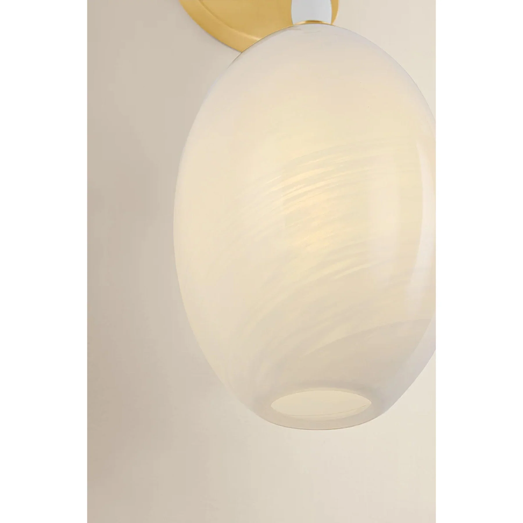 Yolanda Wall Sconce, Aged Brass - Image 4