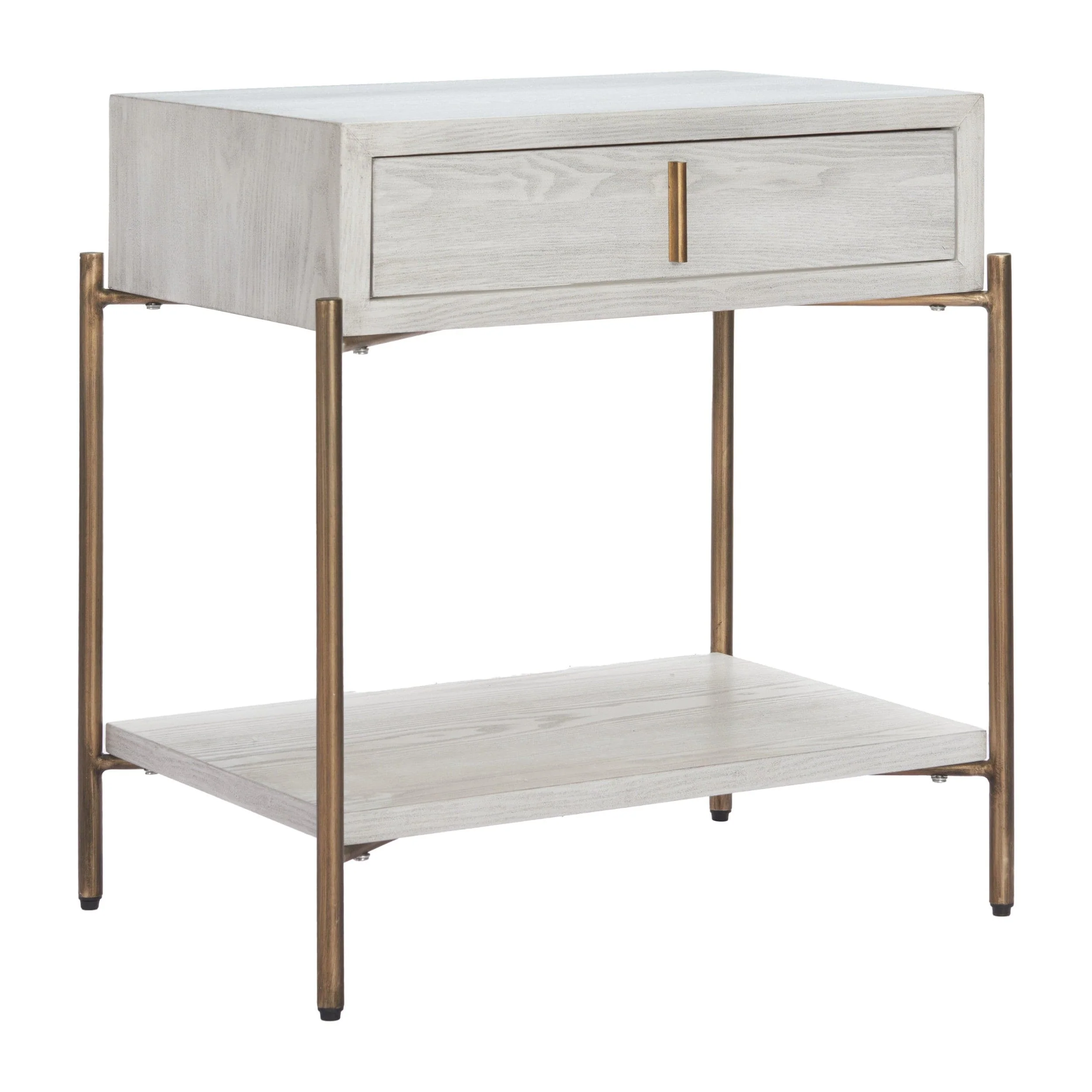 Yoru Side Table, Oak White