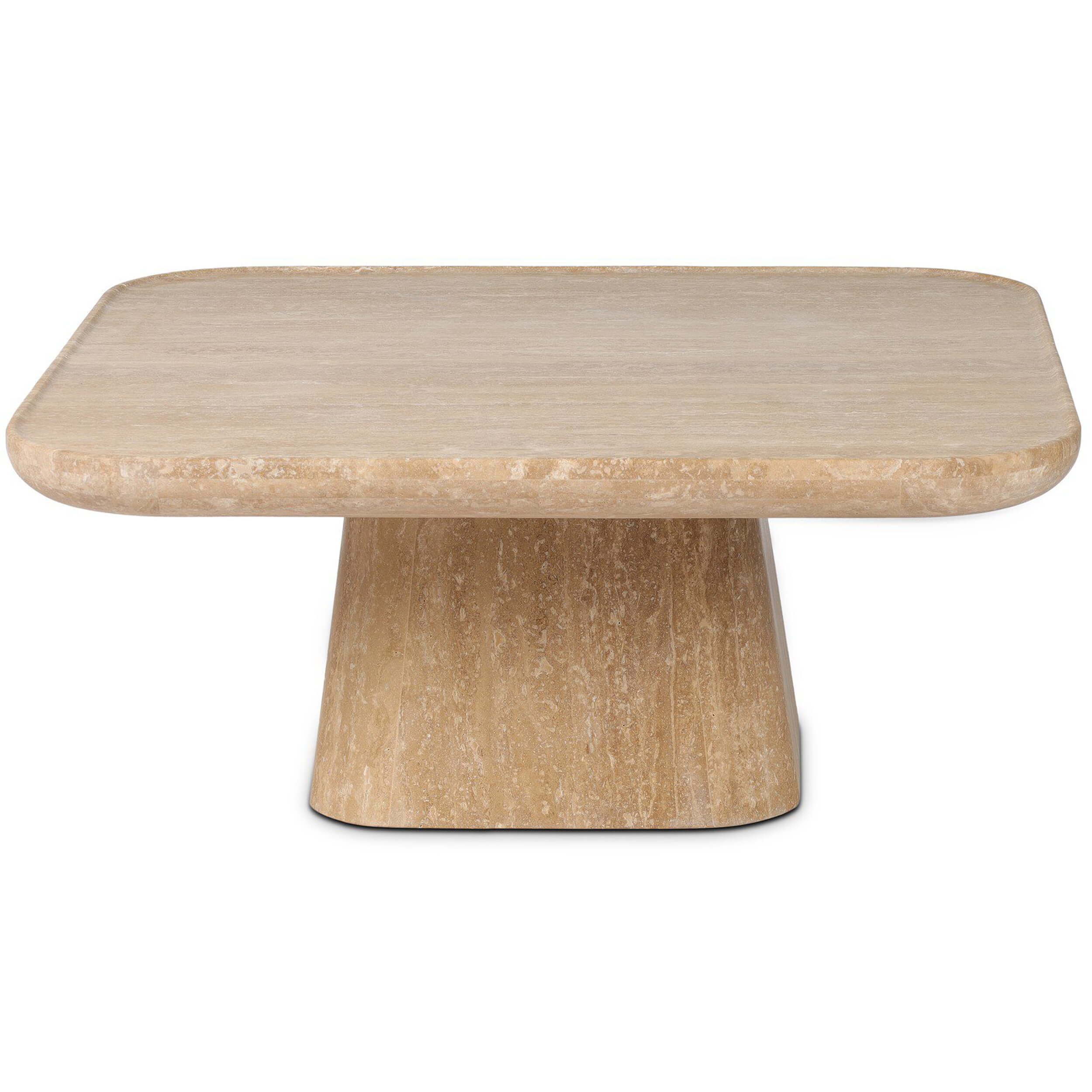 Zane Coffee Table, Golden Travertine by Four Hands - Image 2