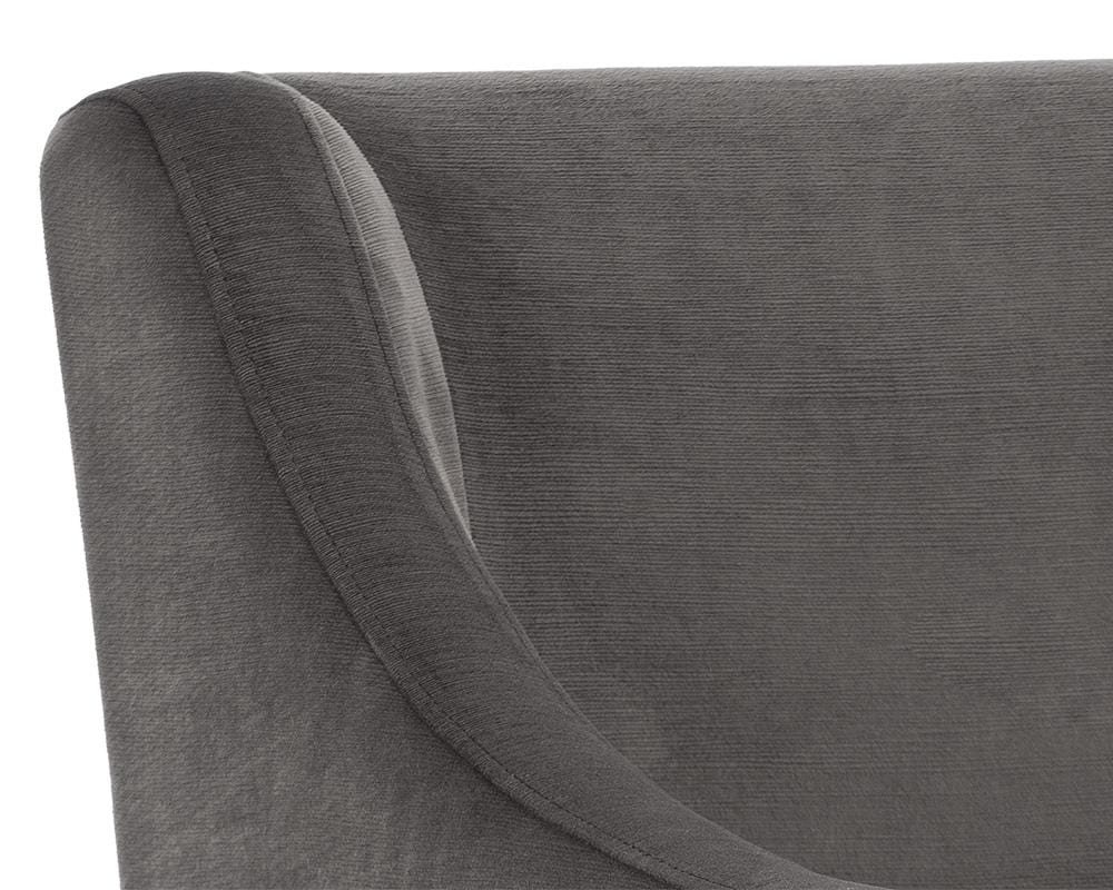 Zane Wheeled Lounge Chair, Pebble - Image 4