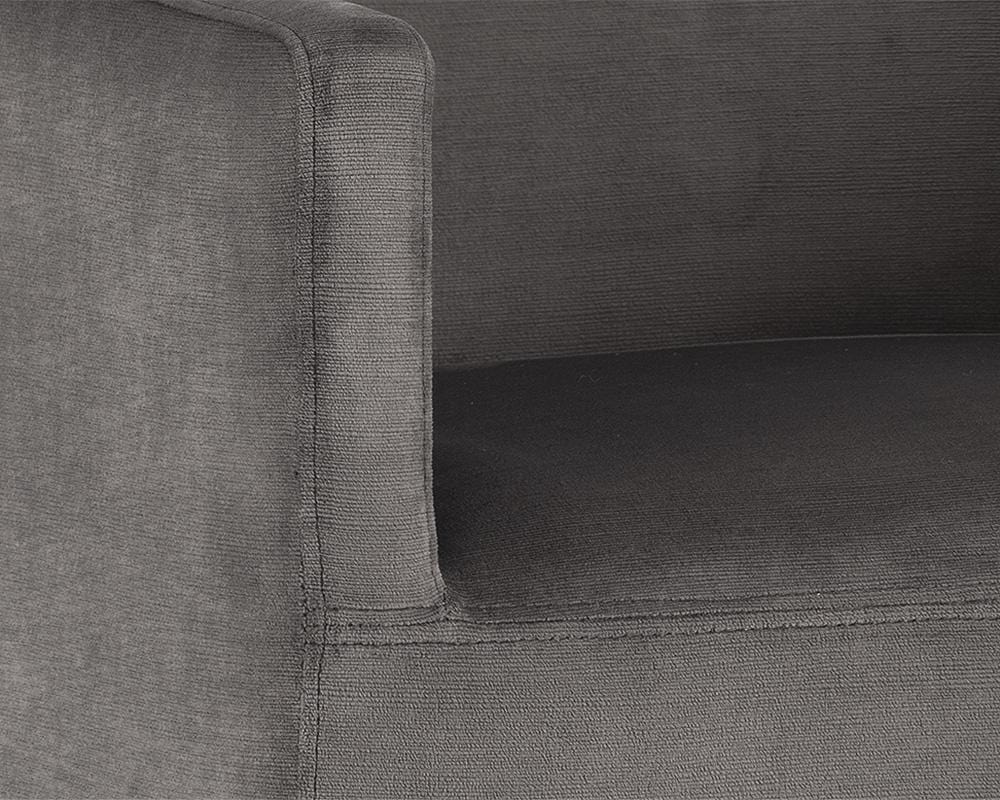 Zane Wheeled Lounge Chair, Pebble - Image 5