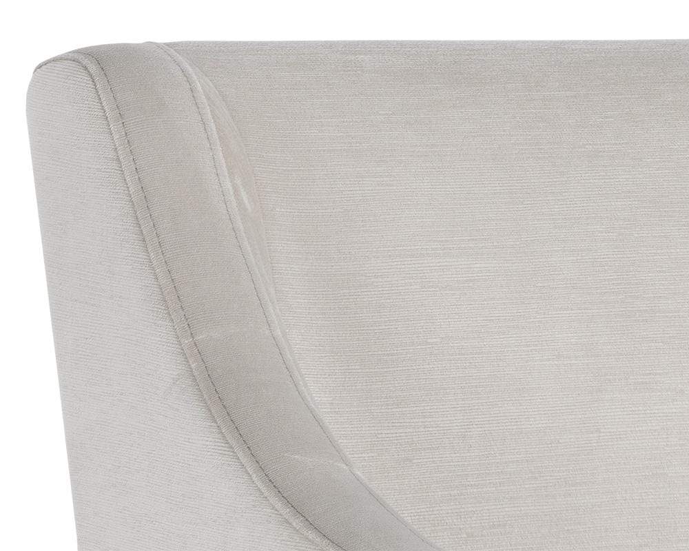 Zane Wheeled Lounge Chair, Prosecco - Image 4