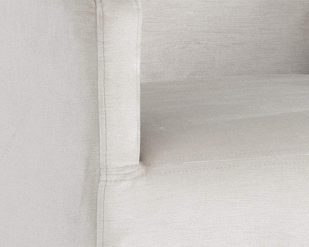 Zane Wheeled Lounge Chair, Prosecco - Image 5