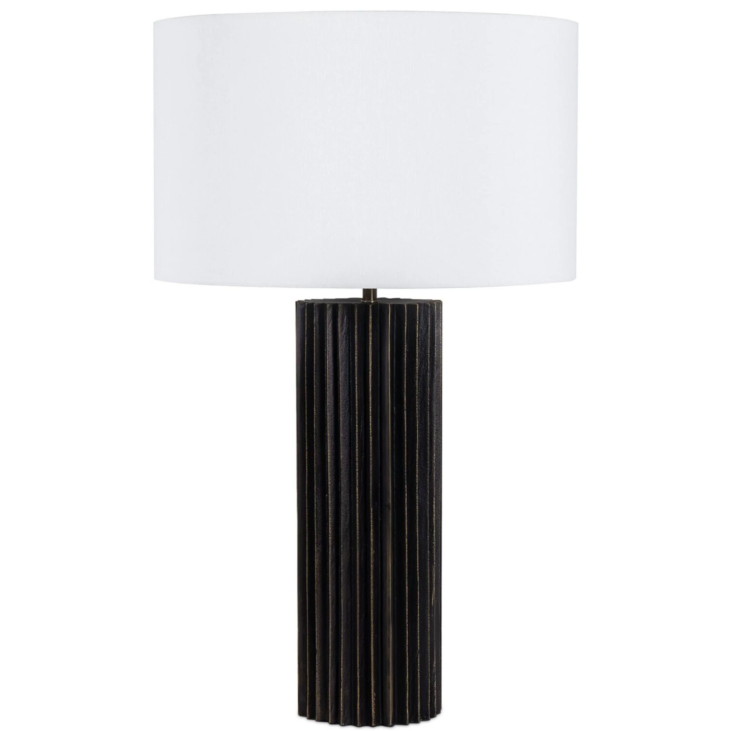 Zara Table Lamp, Blacken Zinc