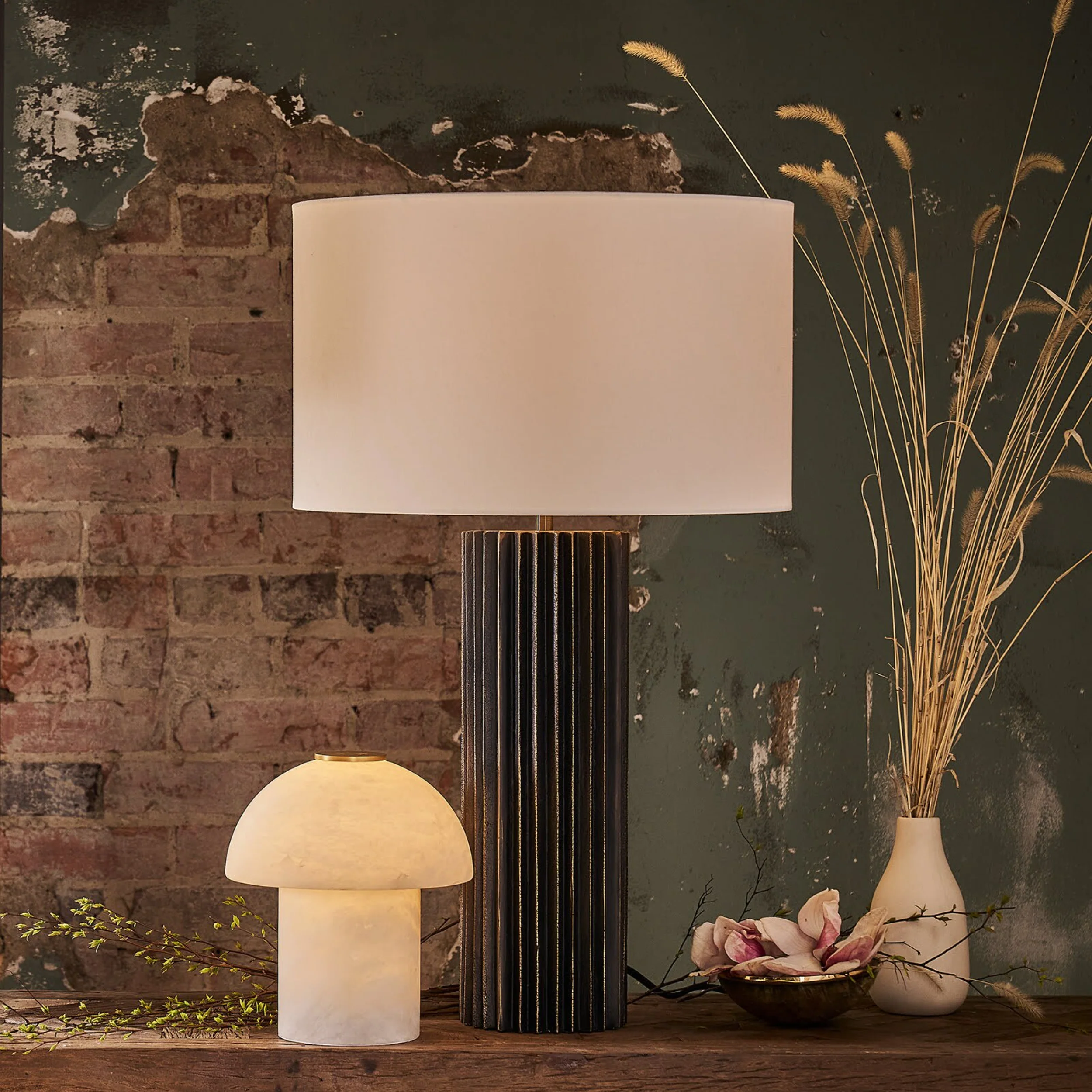 Zara Table Lamp, Blacken Zinc - Image 4