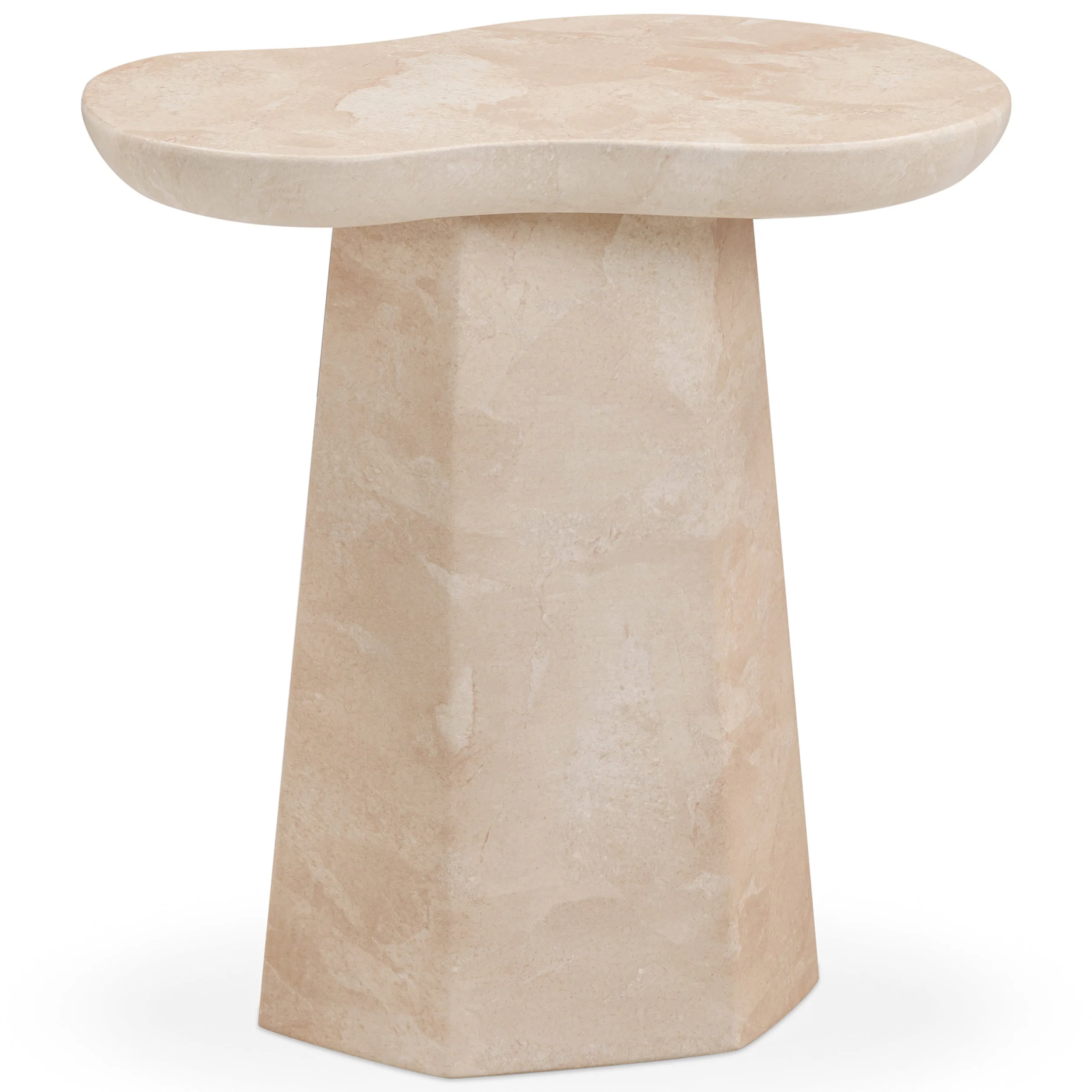 Zaya Side Table, Rose