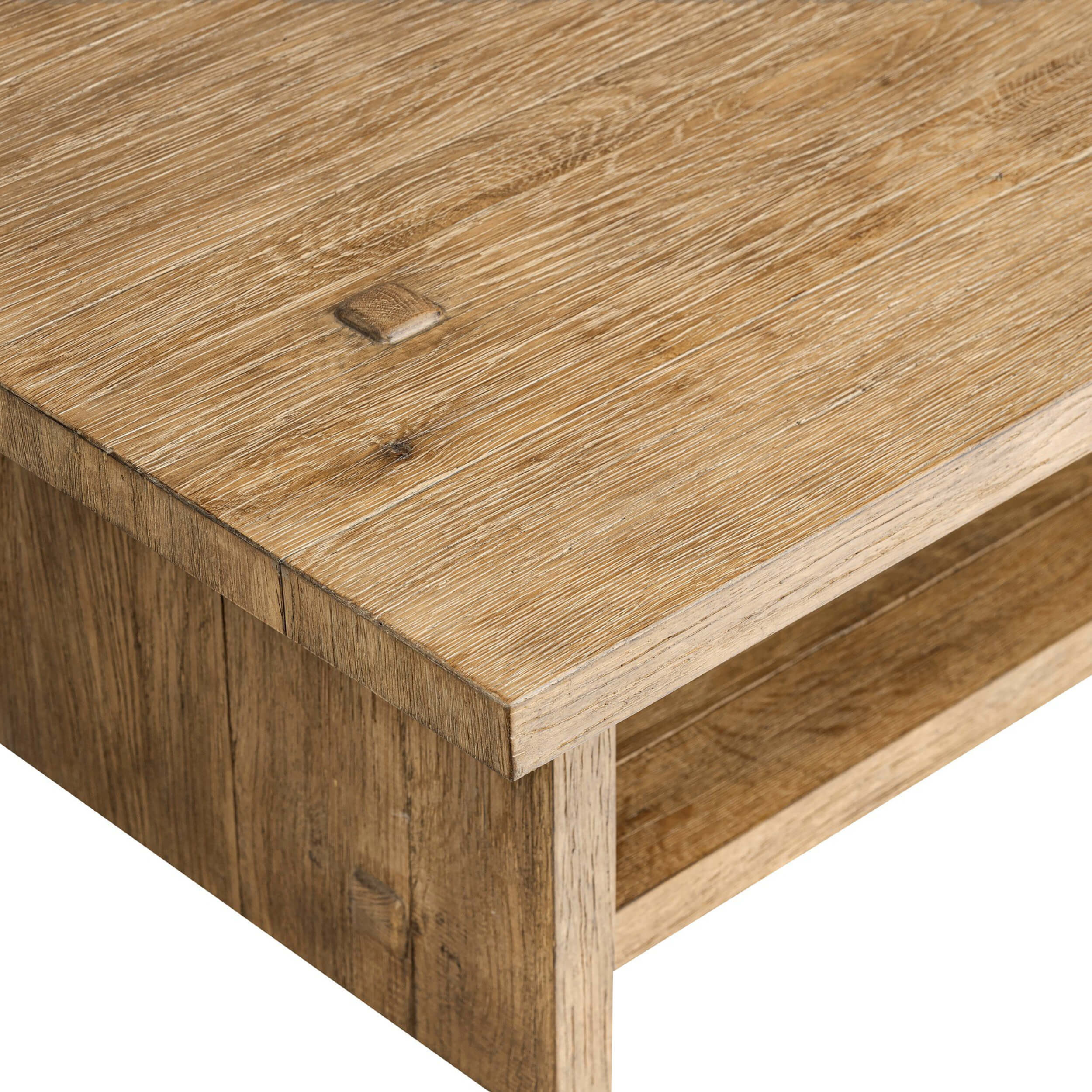 Zeno Coffee Table, Distressed Blonde by Amber Lewis x Four Hands - Image 4