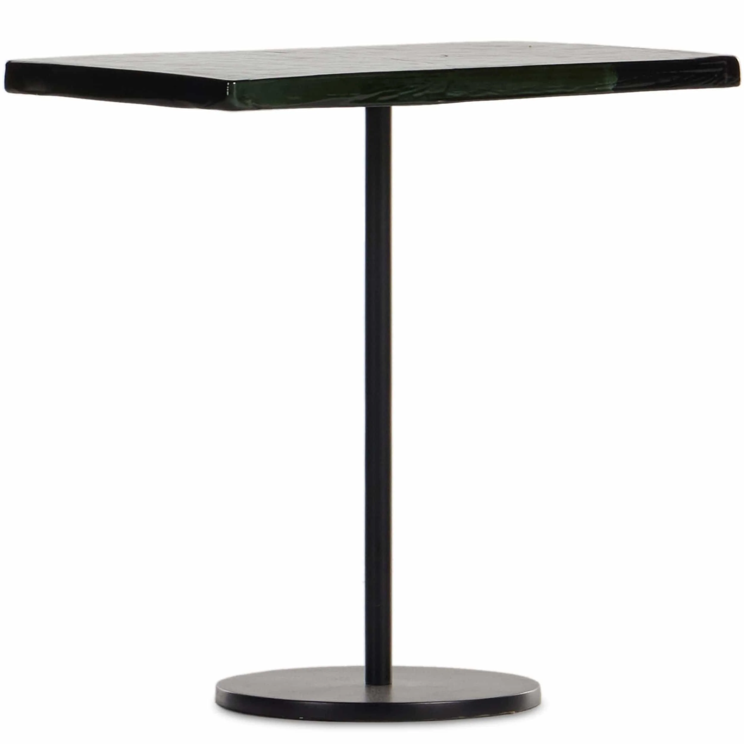 Zevon End Table, Moss Cast Glass by Four Hands