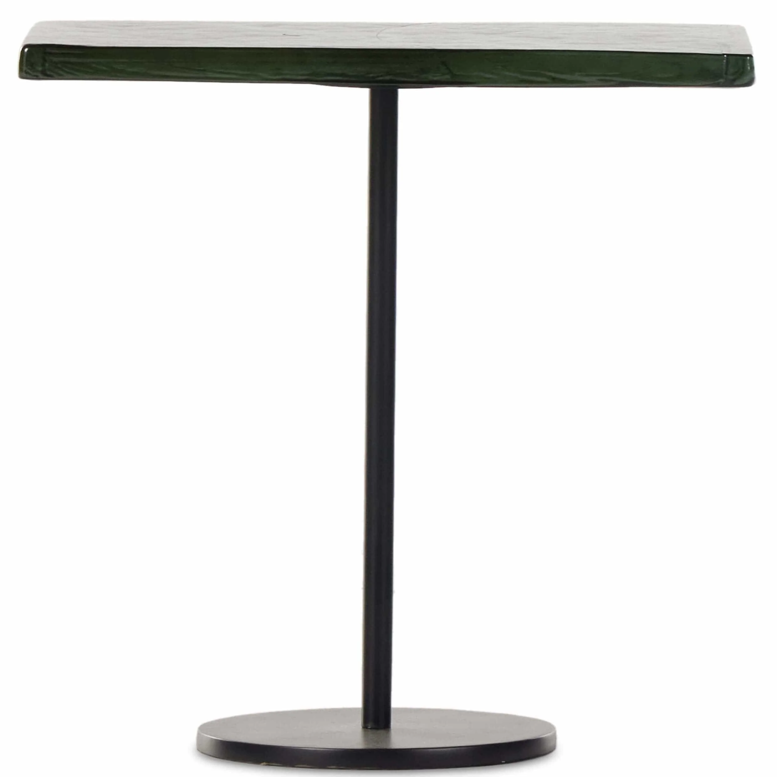 Zevon End Table, Moss Cast Glass by Four Hands - Image 2