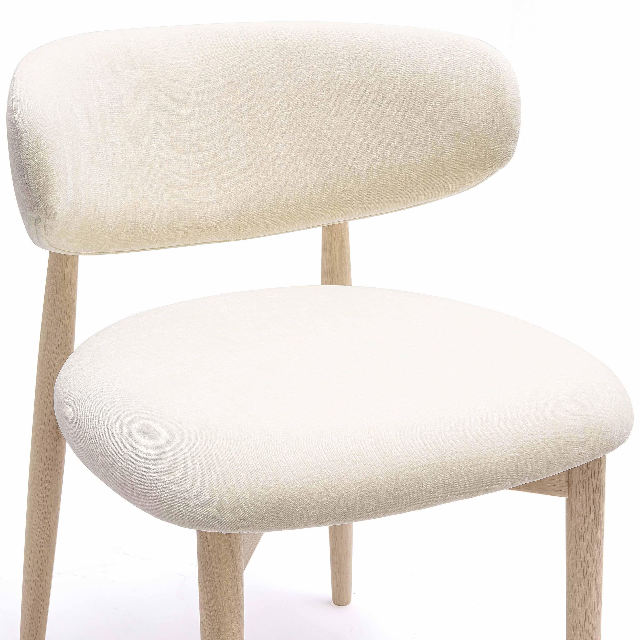 Zinea Dining Chair, Cream - Image 4