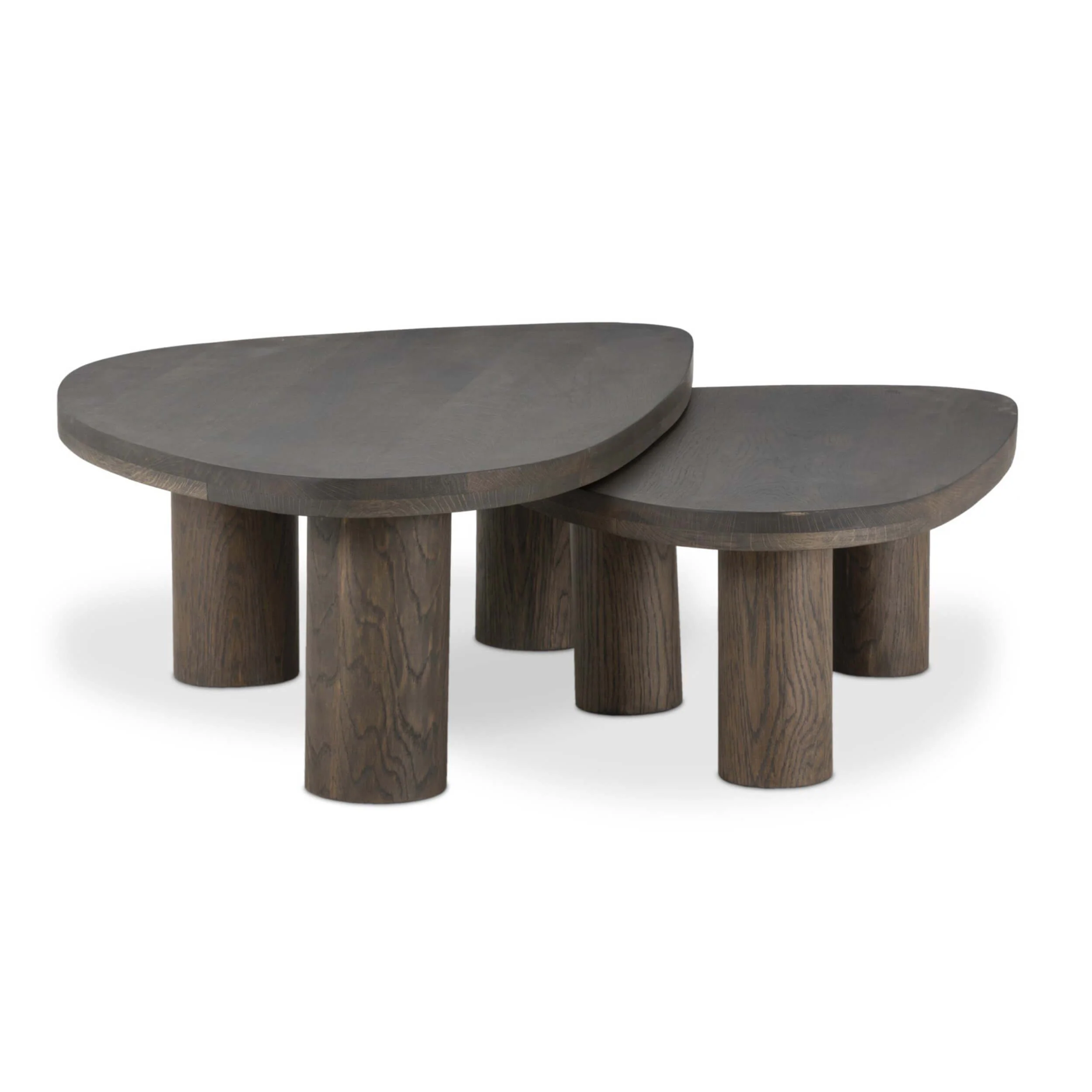 Zion Nesting Coffee Table Set, Grey Tobacco by Four Hands - Image 2