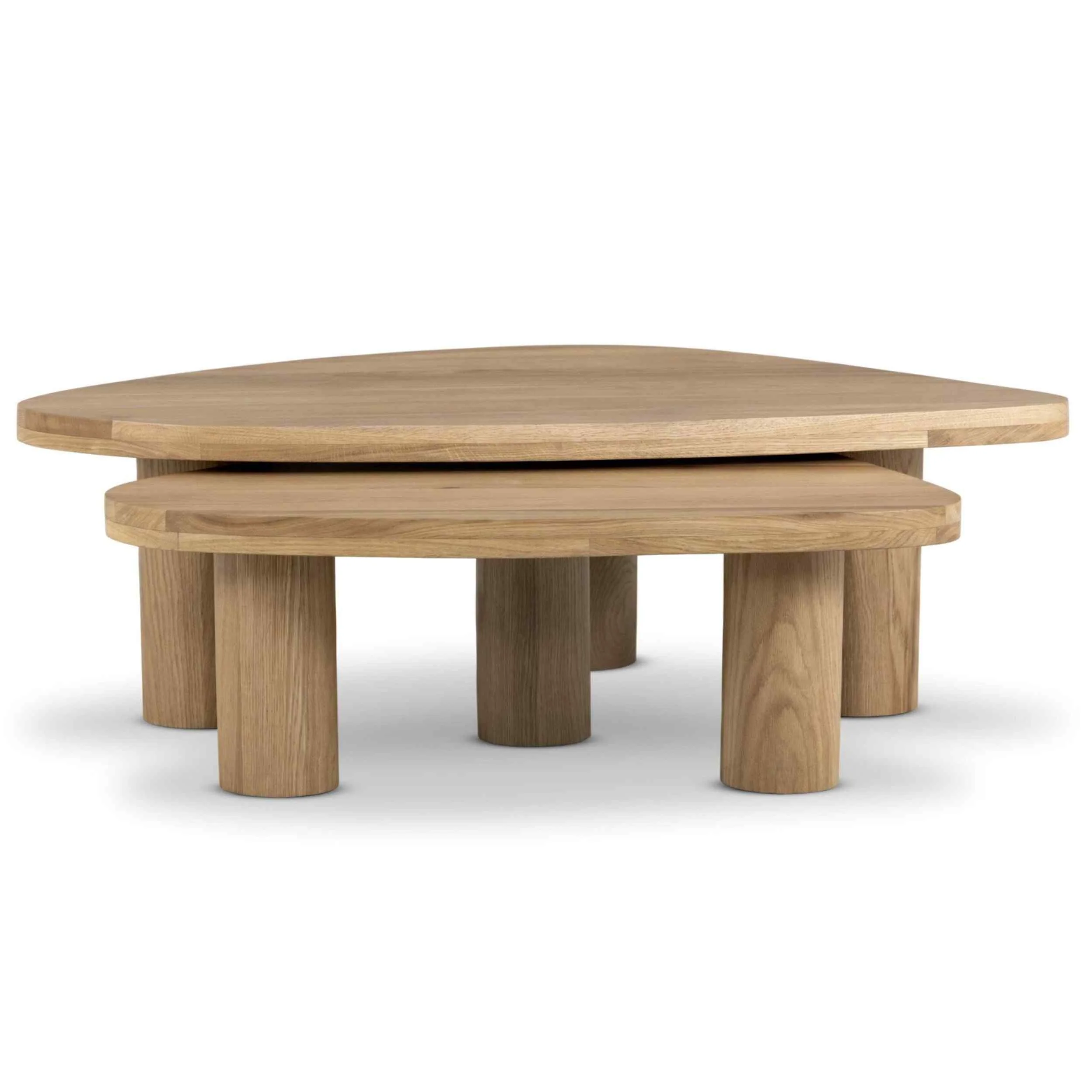 Zion Nesting Coffee Table Set, Natural by Four Hands - Image 2