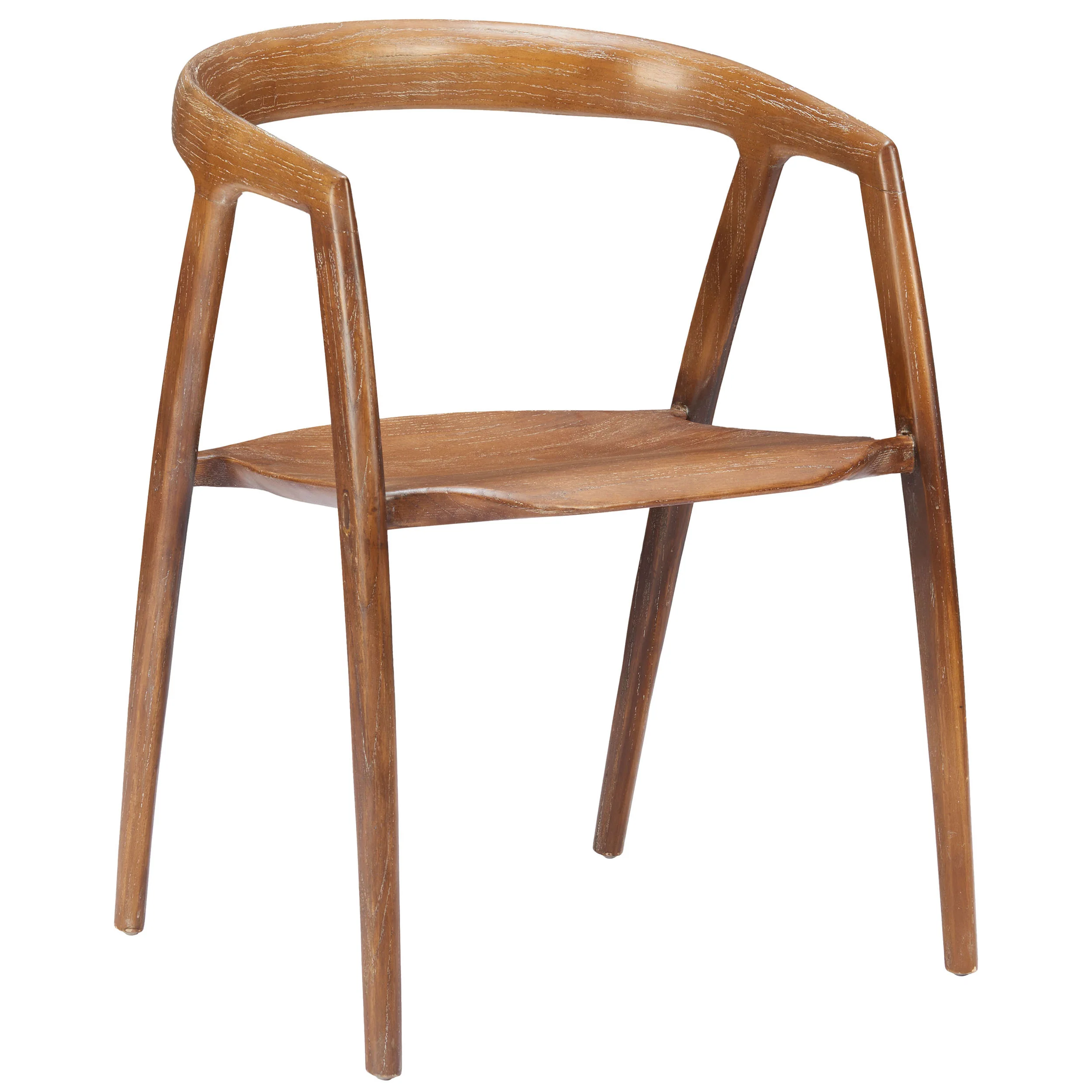 Ziran Dining Chair, Walnut, Set of 2