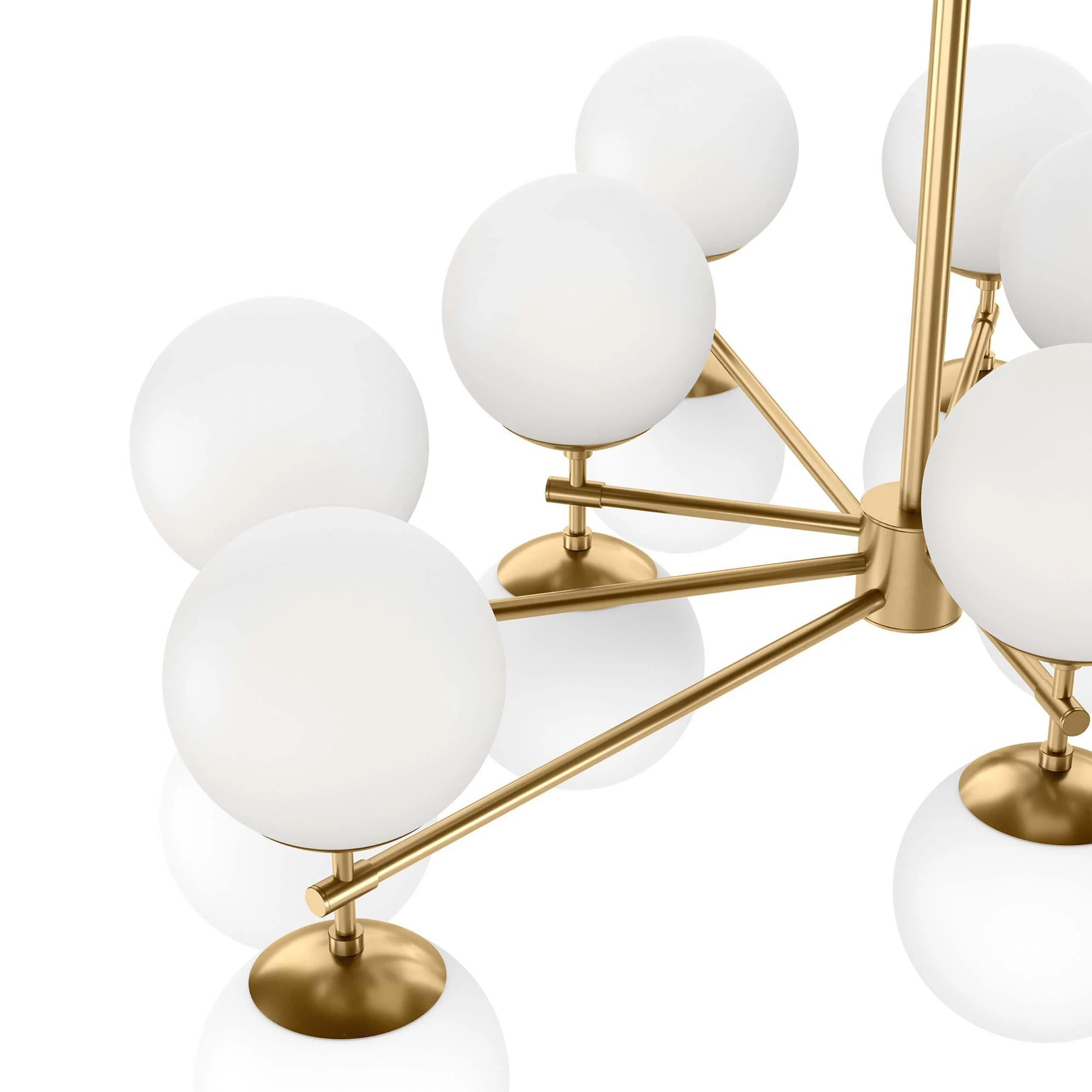 Zodiac Chandelier, Burnished Brass - Image 3