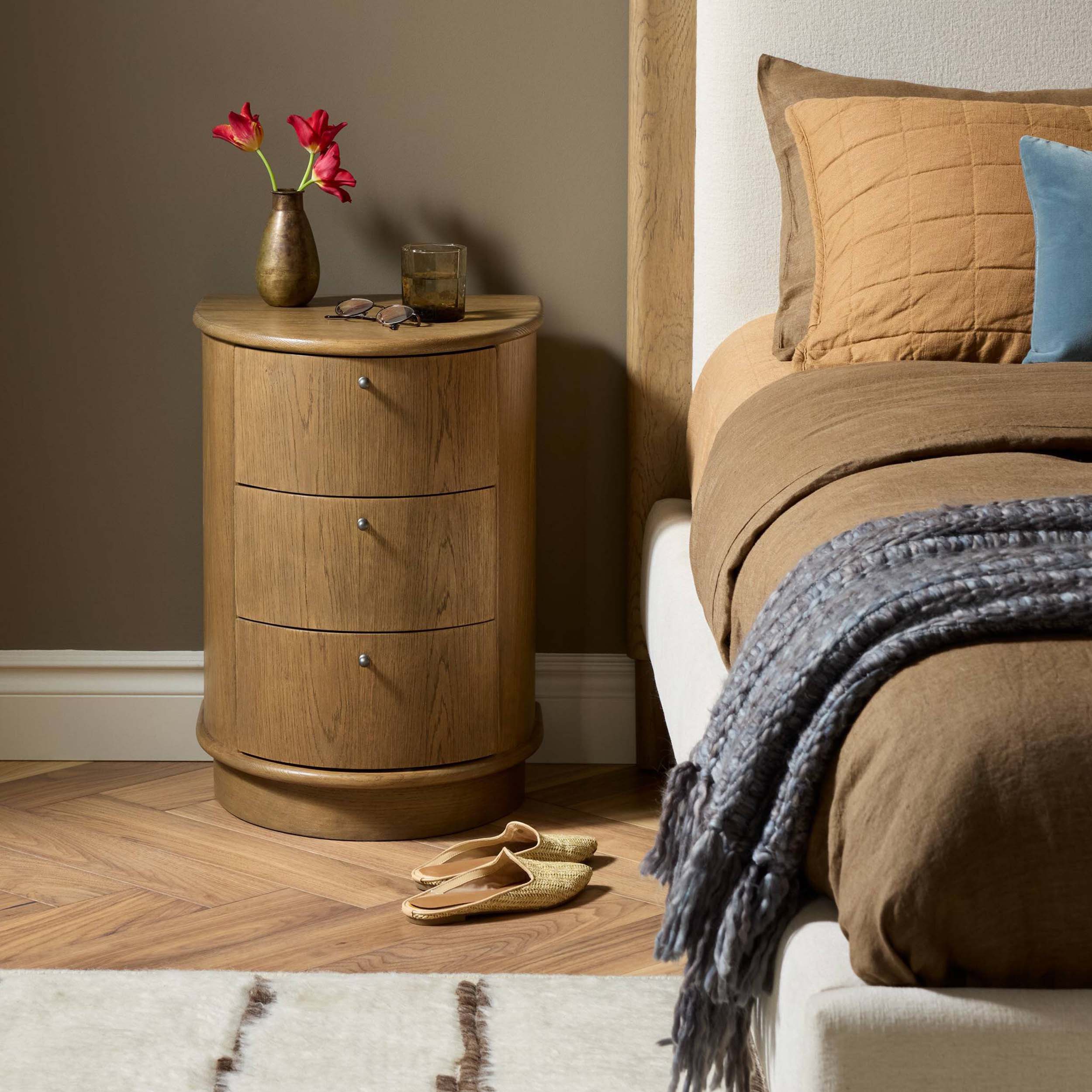 Zoe Nightstand, Warm Natural by Four Hands - Image 8