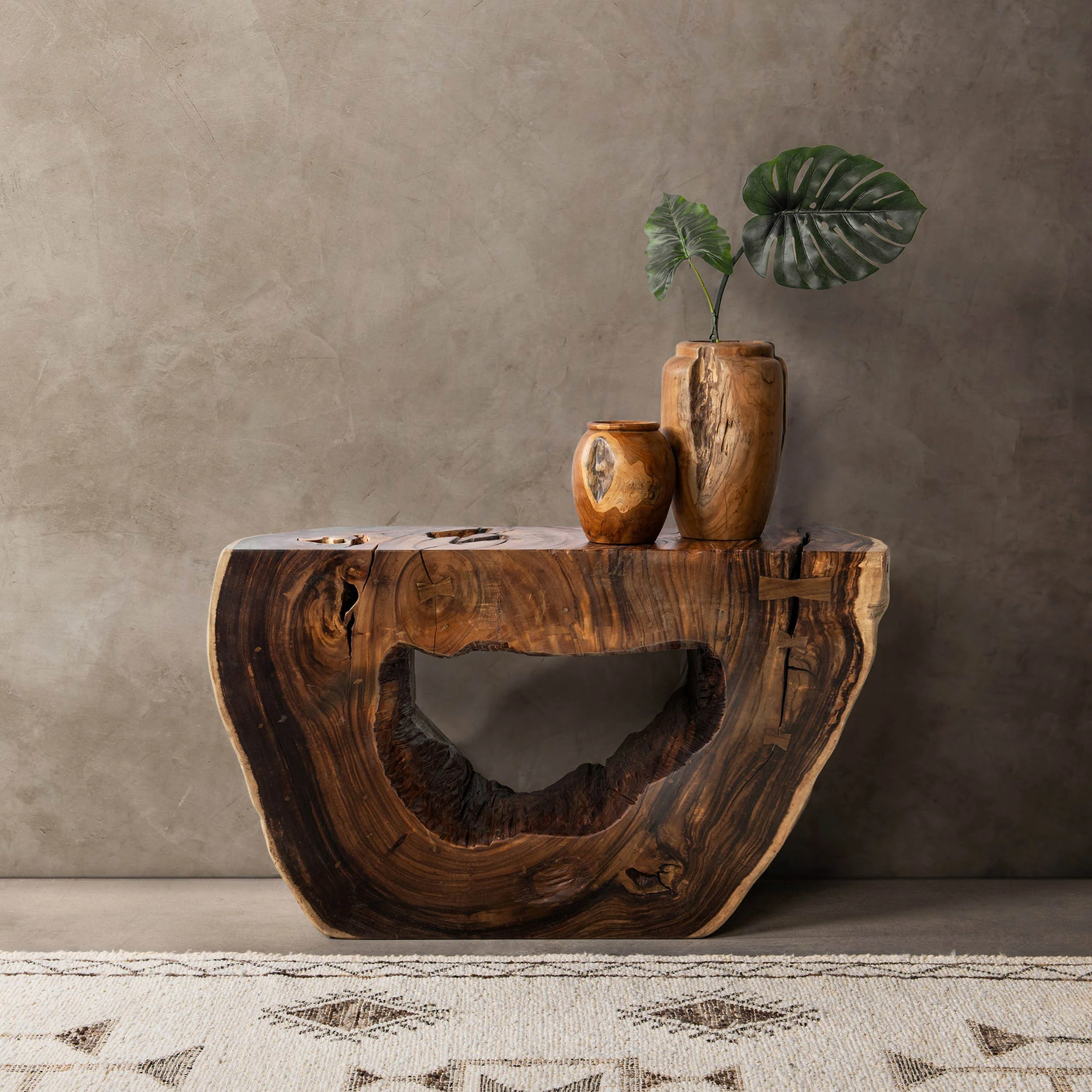 Zoreyne Console Table, Natural - Image 6